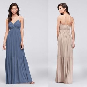 David's Bridal Dress in Steel Blue Size 2